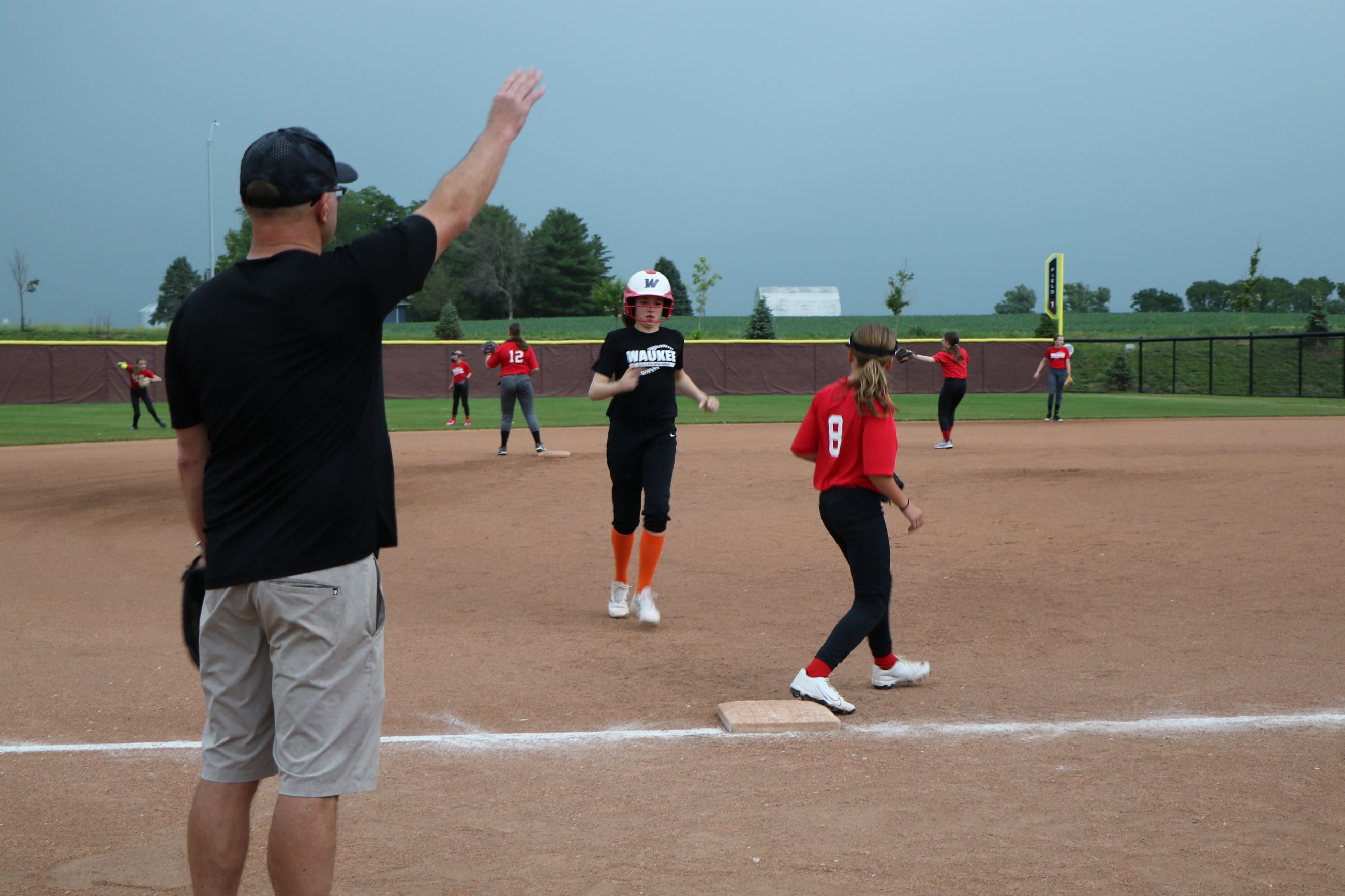 Spring Softball Coach Photo