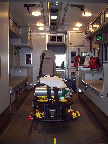 Interior of Ambulance 869